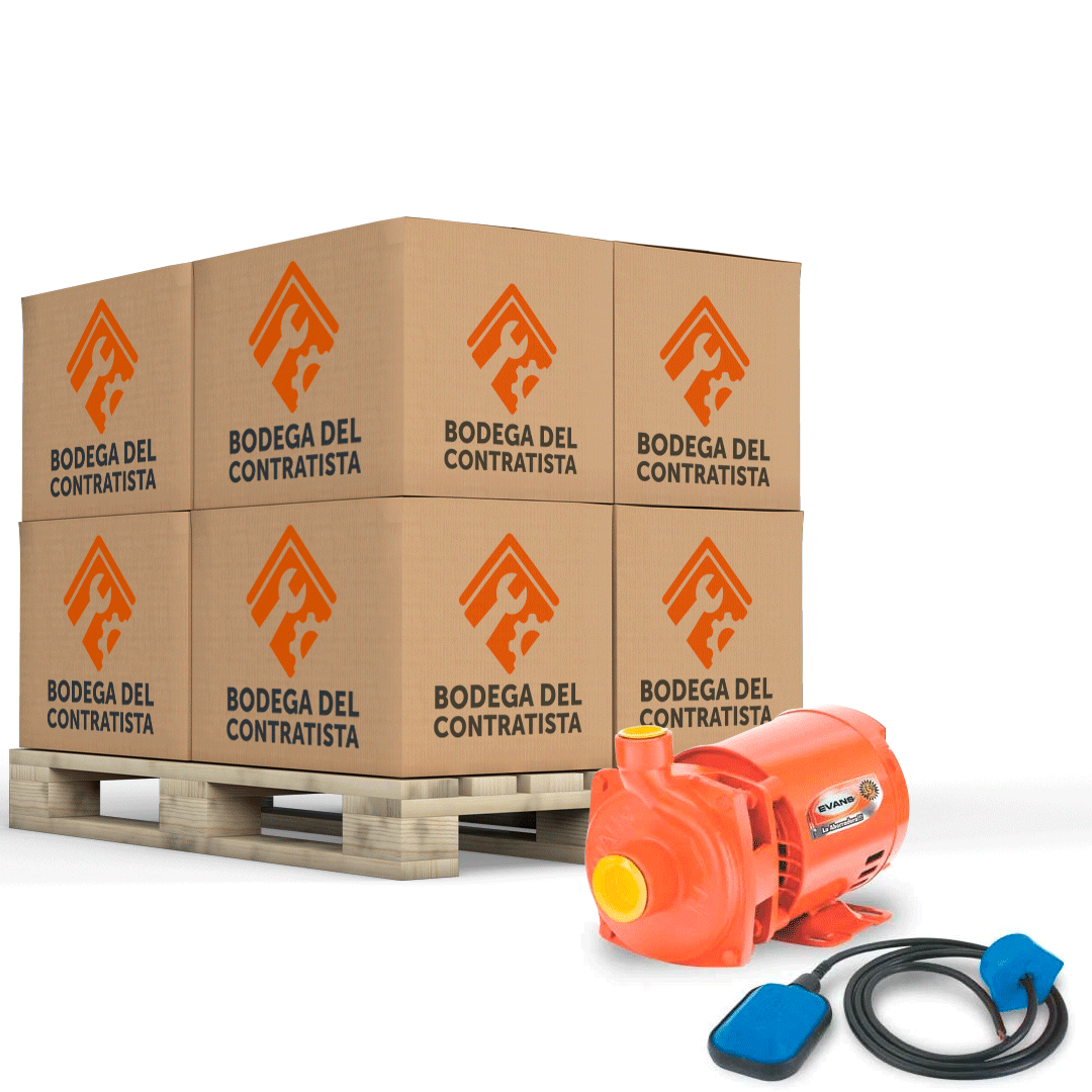 PALLET 60PZAS BOMBA DOMÉSTICA 0.5HP CON FLOTADOR - 2H050-FS-60