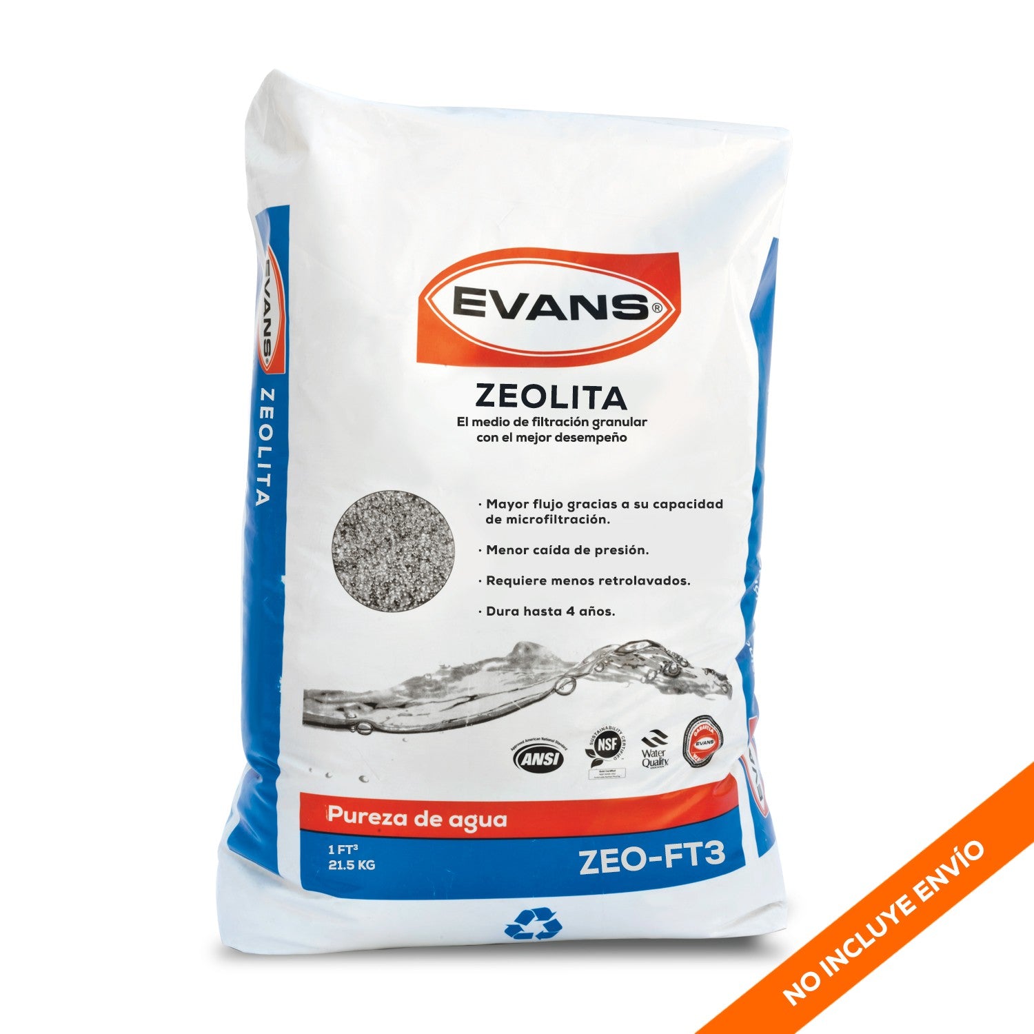 ZEOLITA 21.5KG - ZEO-FT3