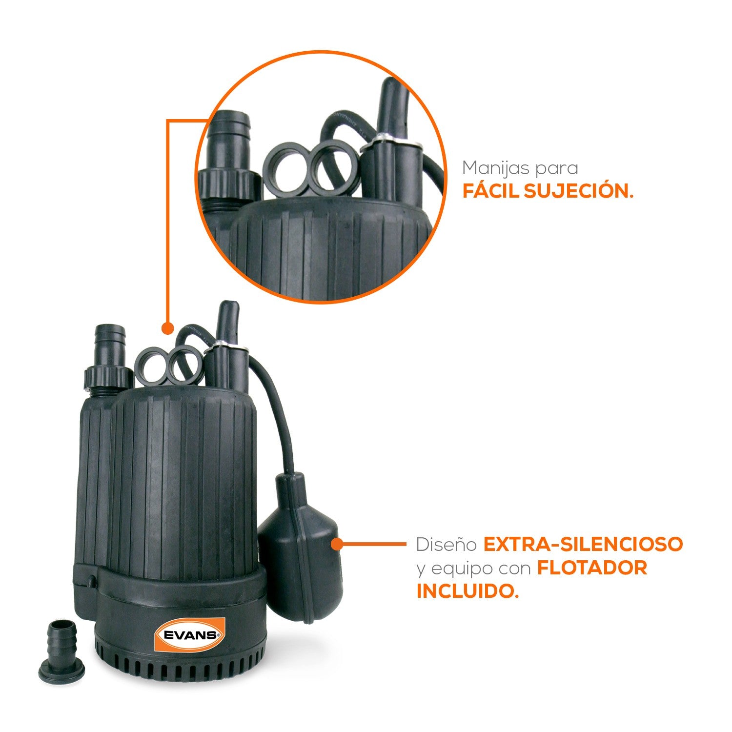 BOMBA FUENTE 212W C/FLOTADOR - AQUA120W-F
