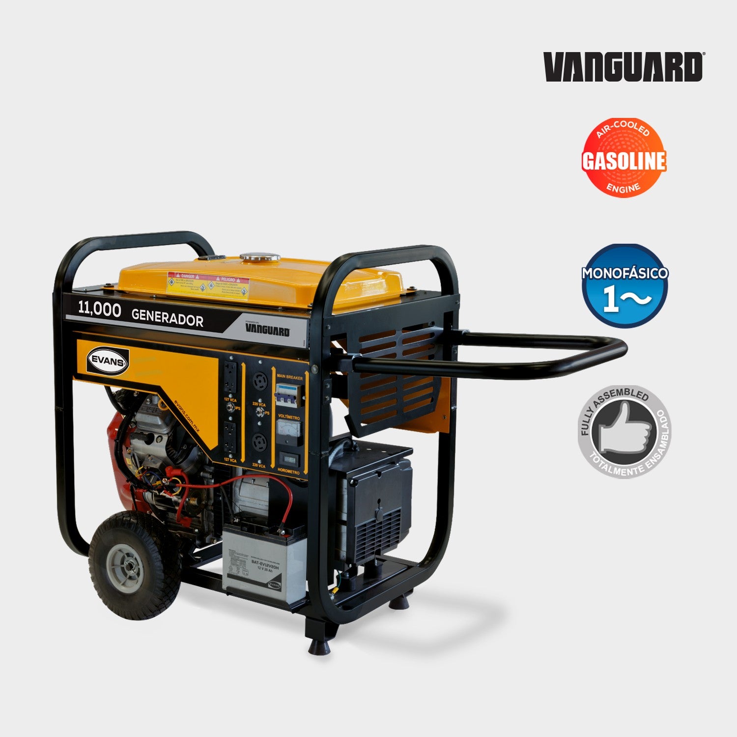 GENERADOR 11.0KVA 18.0HP A/E B&S - G110MG1800BS