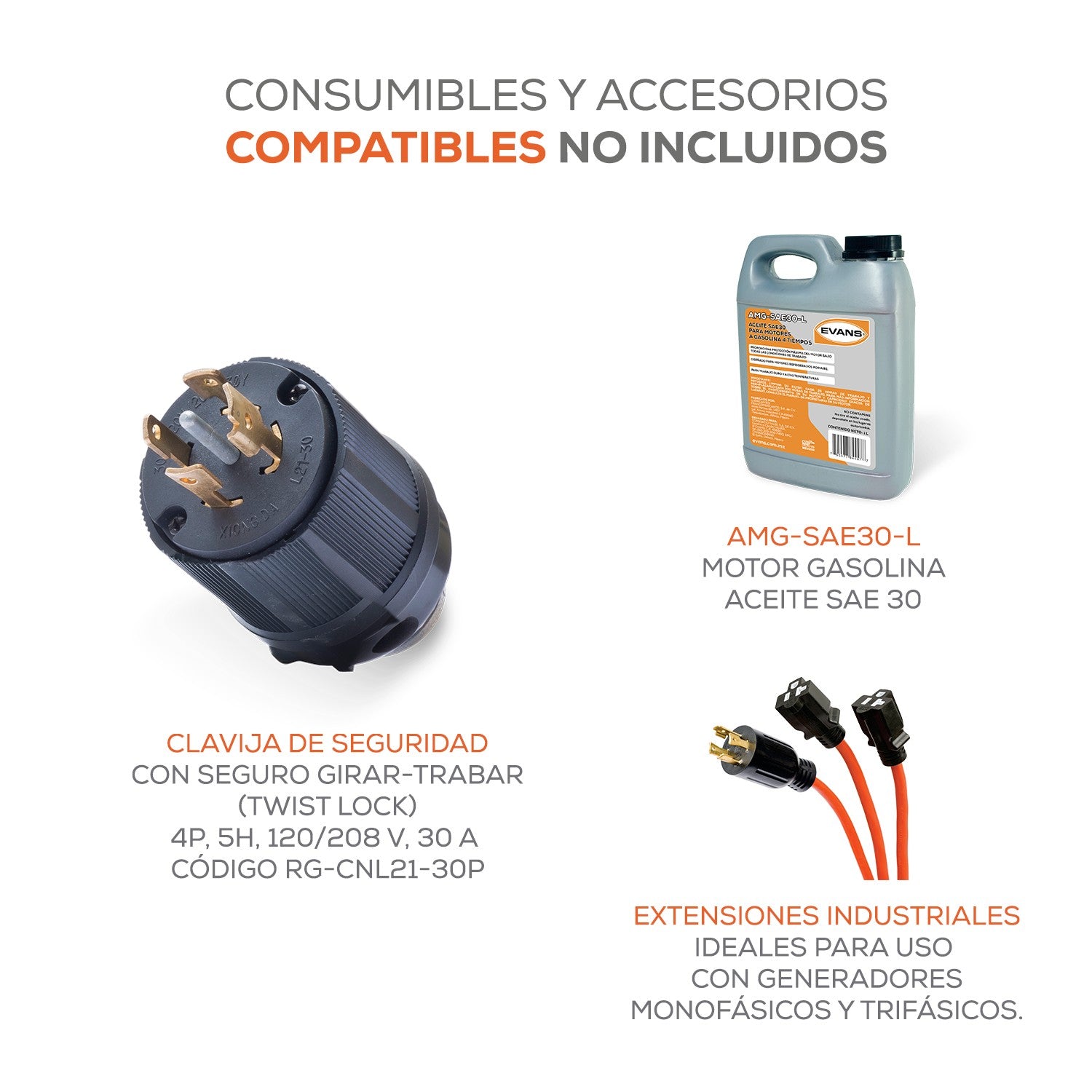 GENERADOR TRIFÁSICO 15.0KVA 23.0HP A/E B&S - GT145MG2300BS