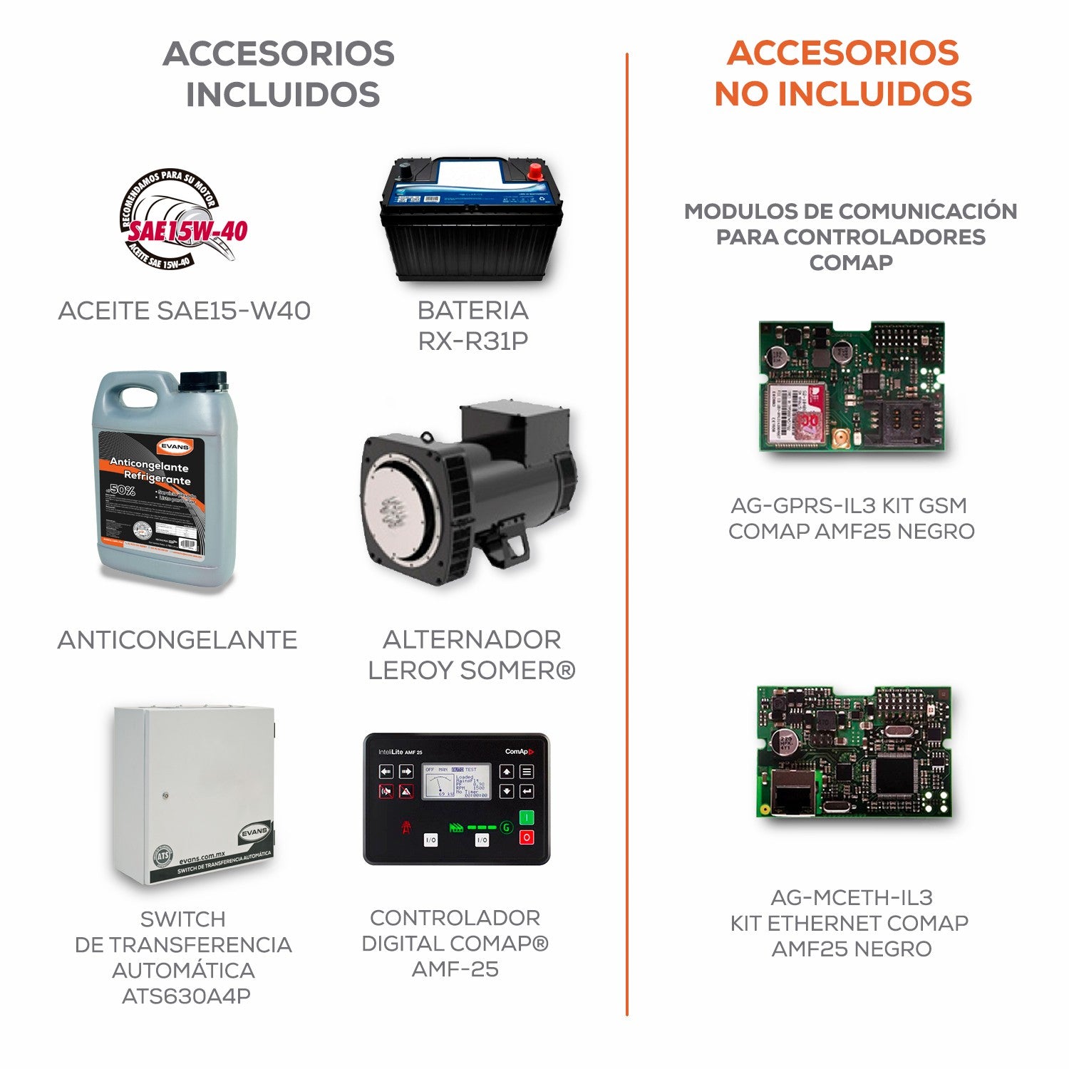 GENERADOR TRIFÁSICO 130KW A/A 220V VOLVO - GTC164DA220V