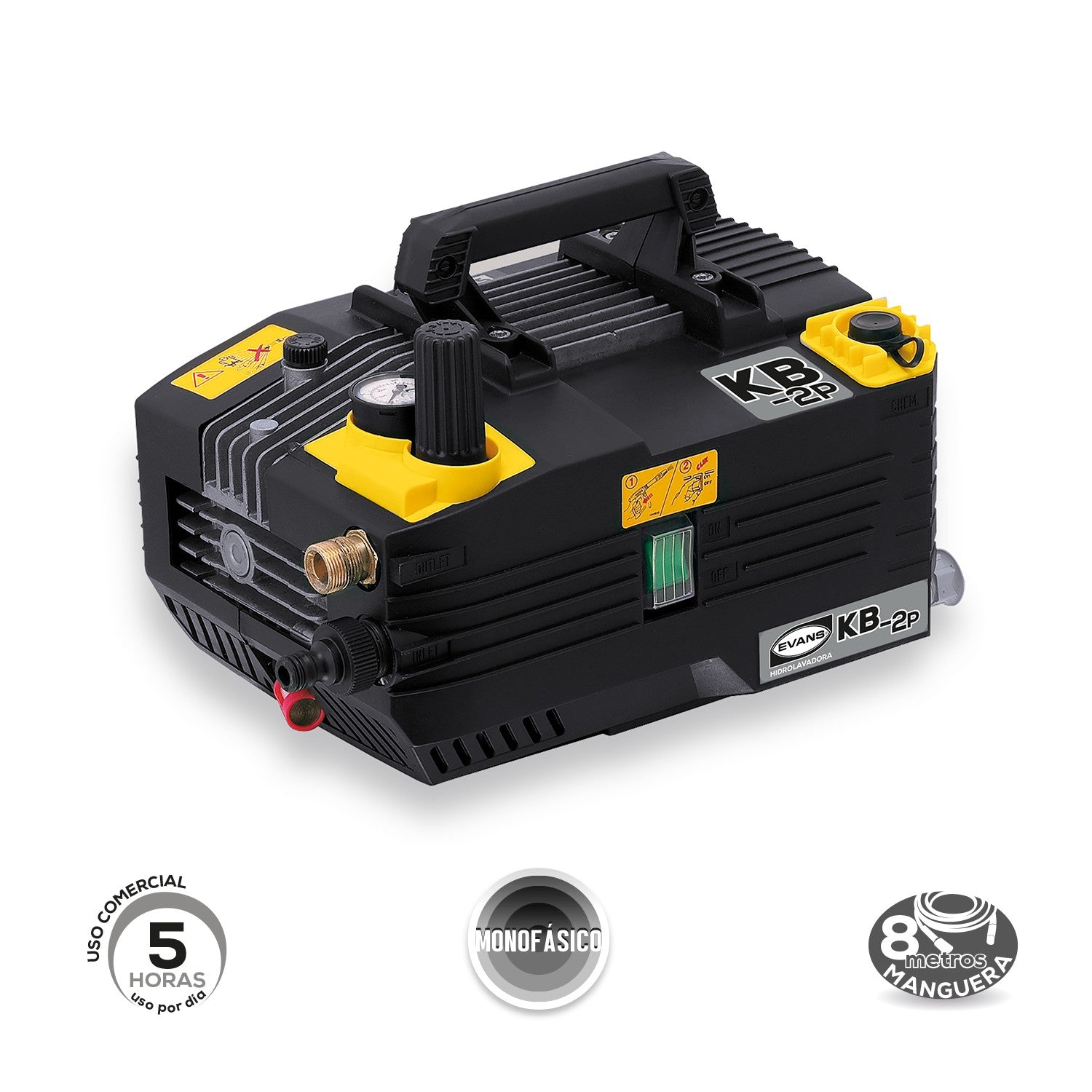 HIDROLAVADORA ELECTRICA 2HP 120V - HI08L15ME200-2P