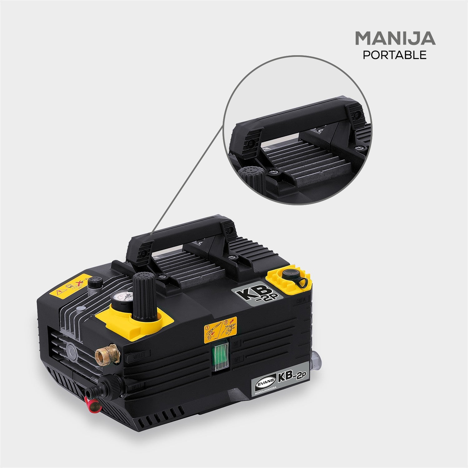 HIDROLAVADORA ELECTRICA 2HP 120V - HI08L15ME200-2P