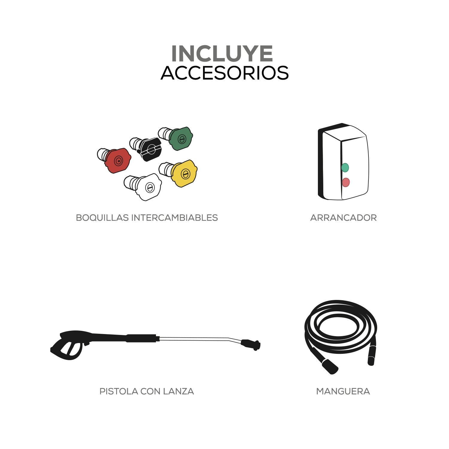 HIDROLAVADORA ELECTRICA 2HP 120V - HI08L15ME200-2P