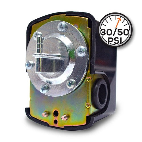 INTERRUPTOR DE PRESIÓN 1.5HP 30-50PSI ESPIGA - 35120304-E