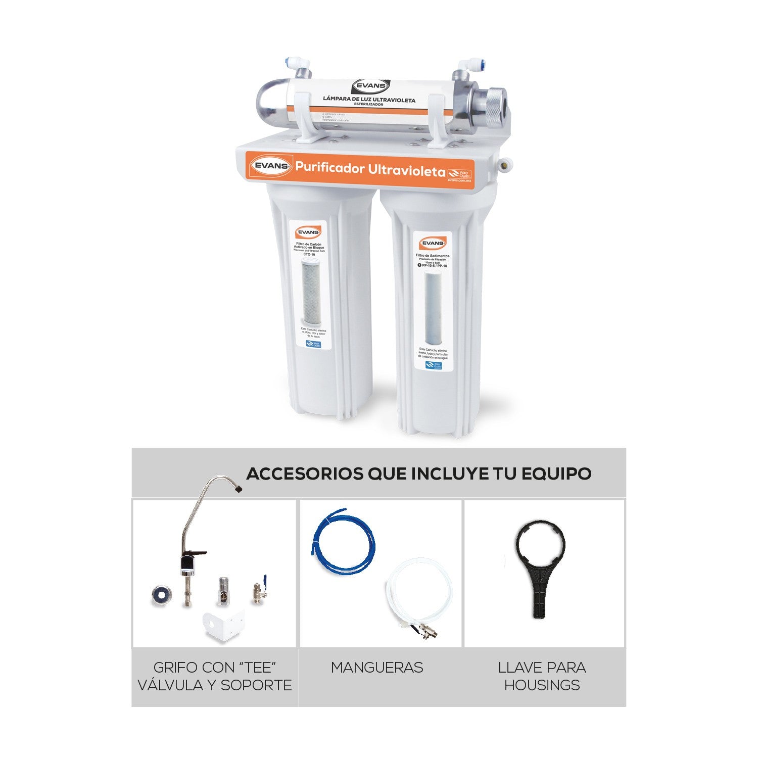 PURIFICADOR ULTRAVIOLETA 3 ETAPAS - UV-30