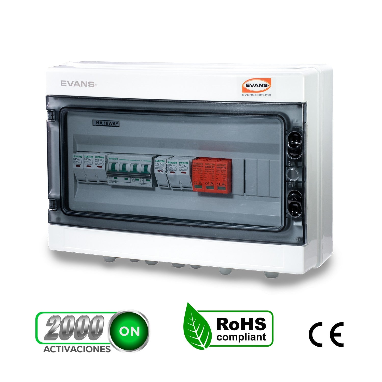 CAJA COMBINADORA 800VDC 40A - CBFV-VCD-40A