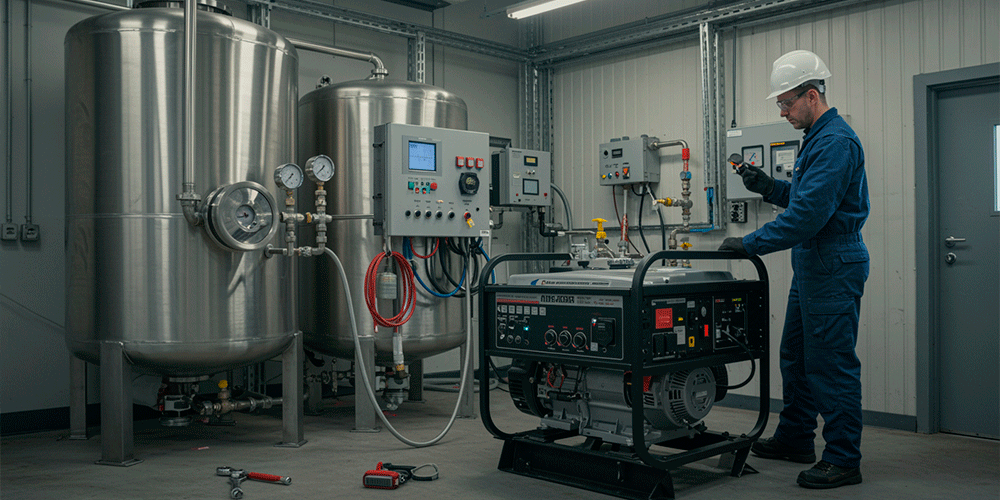 Mantenimiento preventivo para tanques hidroneumáticos y plantas de luz de emergencia: checklist anual