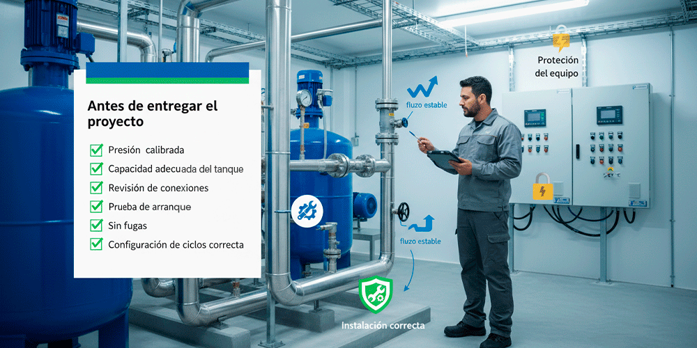 Cómo reducir llamadas de garantía en sistemas hidroneumáticos