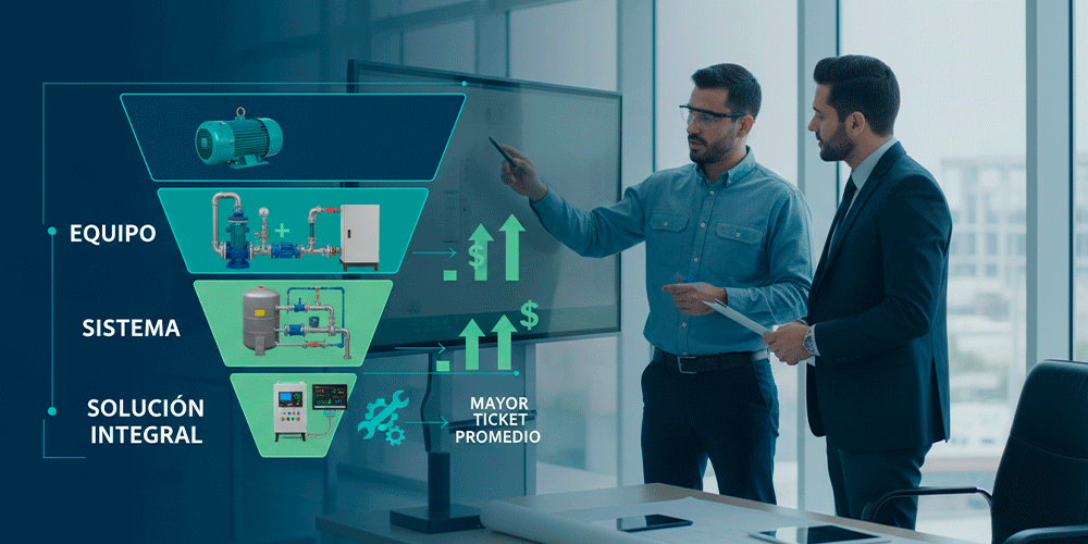 Cómo vender soluciones completas y no solo equipos