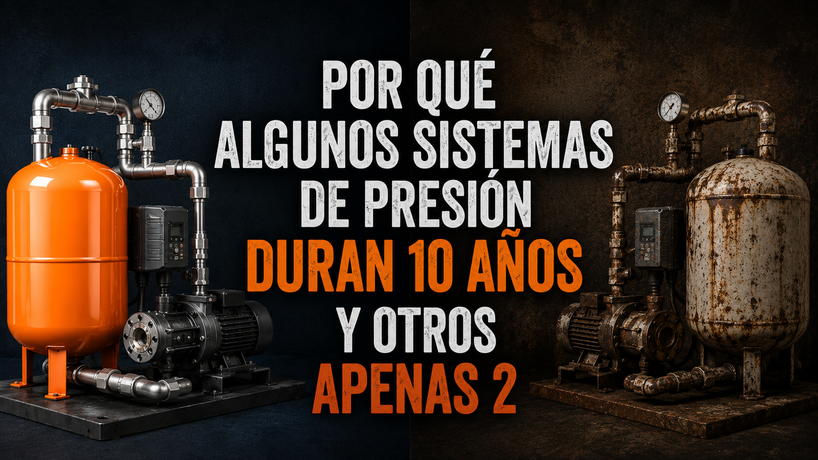 ¿Por qué algunos sistemas de presión duran más de 10 años y otros fallan en menos de 2?