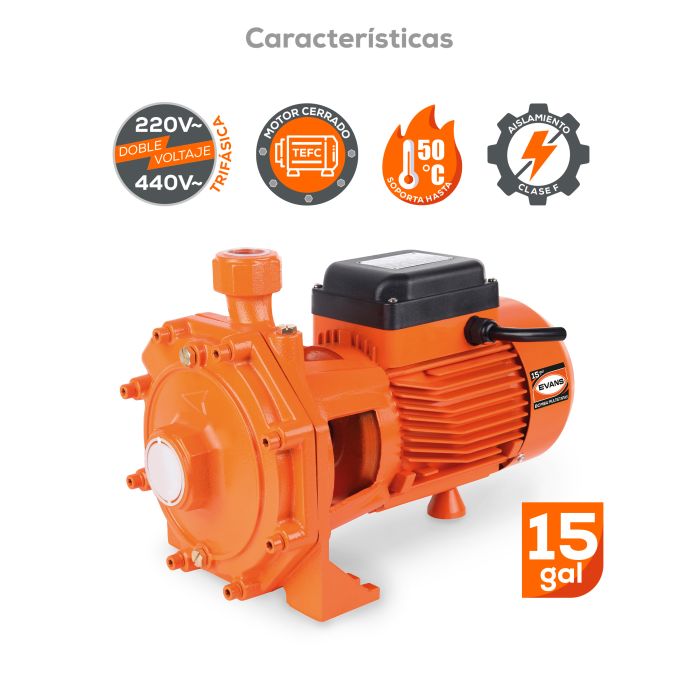 BOMBA MULTIETAPAS 25GPM 2HP