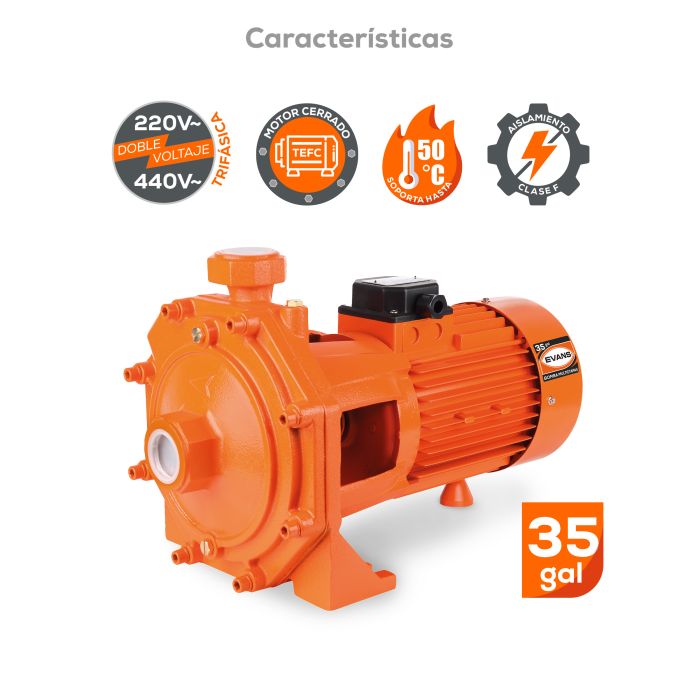 BOMBA MULTIETAPAS 35GPM 5HP