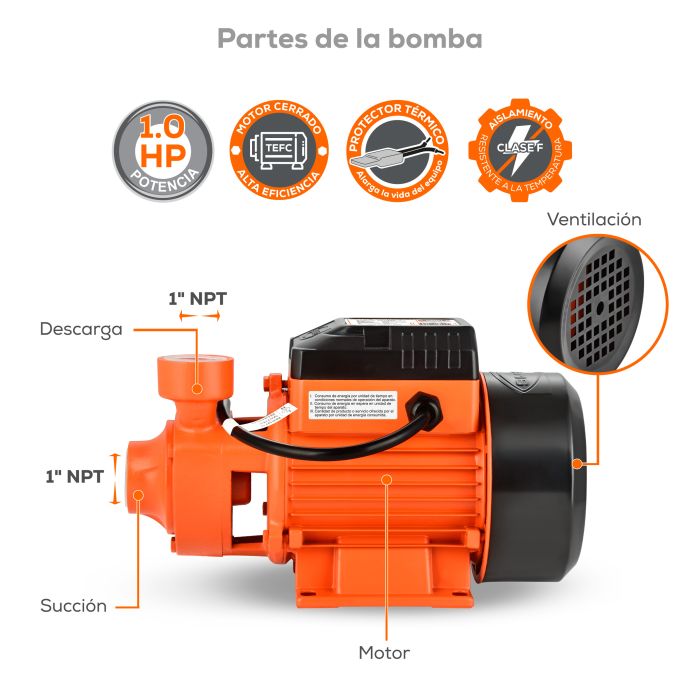 EQUIPO DE RIEGO AGRICOLA 1HP