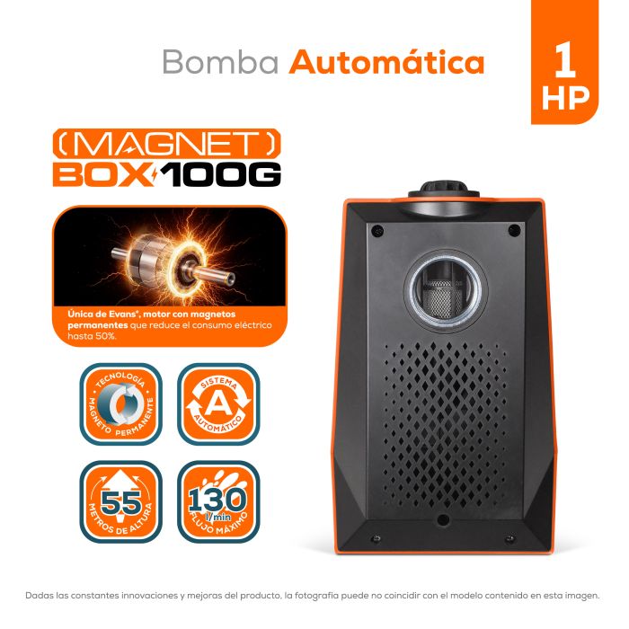 BOMBA AUTOMÁTICA 1 HP 1.5X1.5" MAGNET-BOX-100G