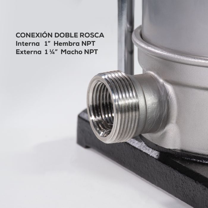 BOMBA MULTIETAPAS 5GPM 1HP 1"