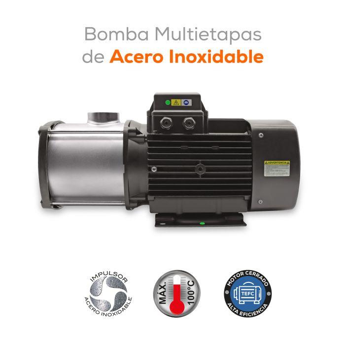 BOMBA MULTIETAPAS 8GPM 3/4HP