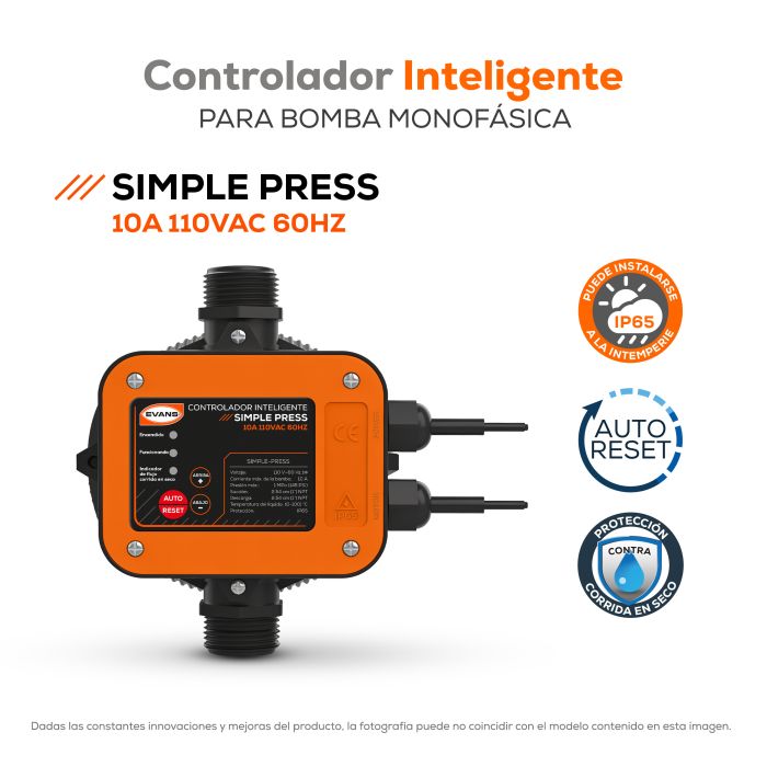 CONTROLADOR INTELIGENTE SIMPLE SIMPLE-PRESS-C