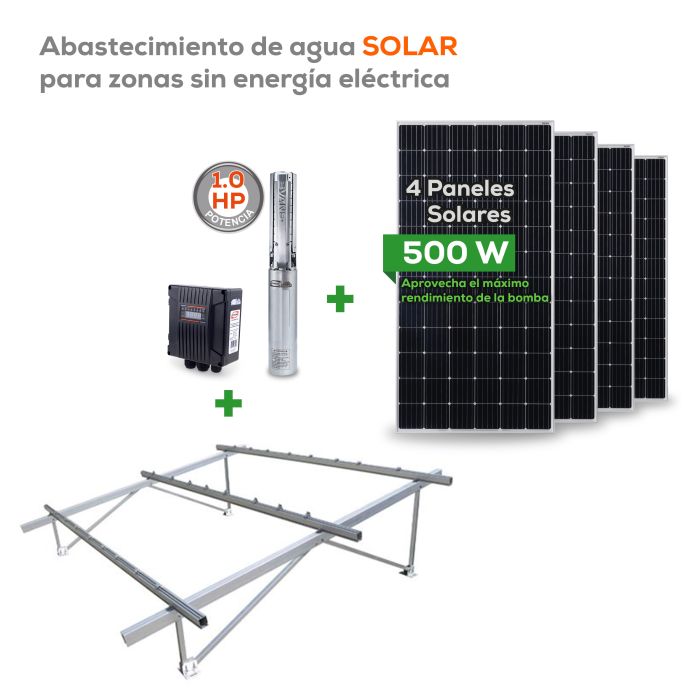KIT SOLAR 1.0 HP 55L C/4 PANEL KIT-SOLAR100