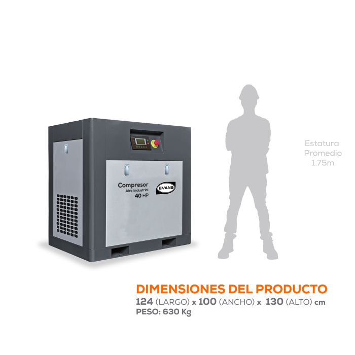 COMPRESOR 1E LUB TORNILLO 40HP CTF139ME4000H