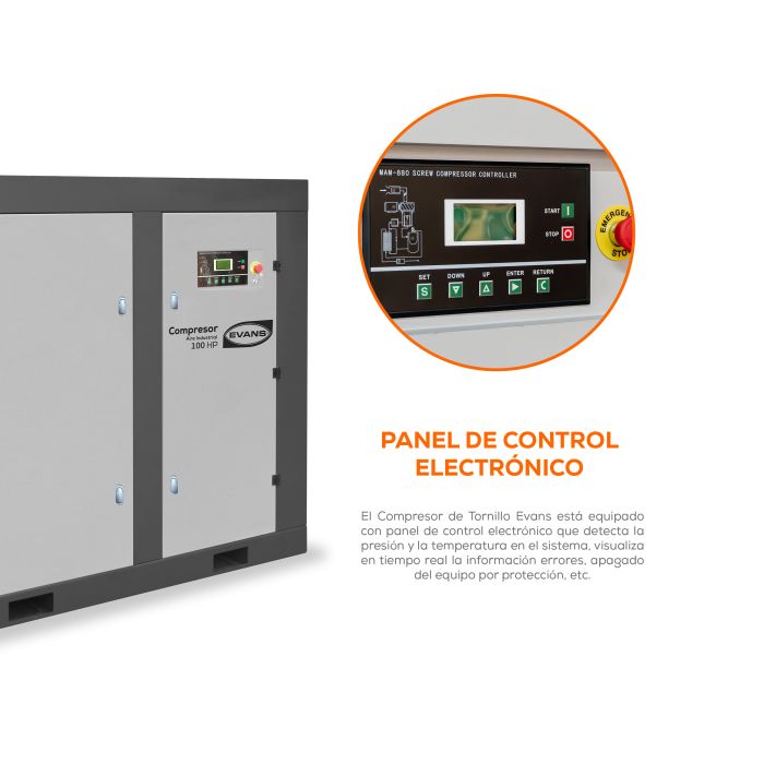 COMPRESOR 1E LUB TORNILLO 100H CTF385ME10000G