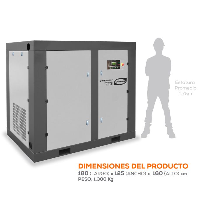 COMPRESOR 1E LUB TORNILLO 100H CTF385ME10000G