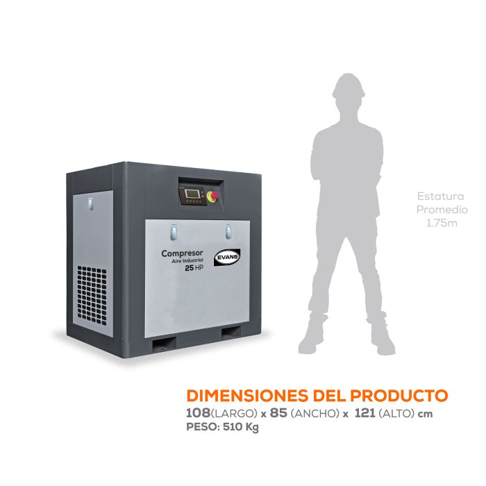 COMPRESOR 1E LUB TORNILLO 25HP CTF99ME2500G