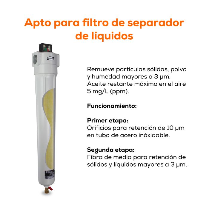 FILTRO COALESCENTE 518PCM 2" FAES518PCM-9