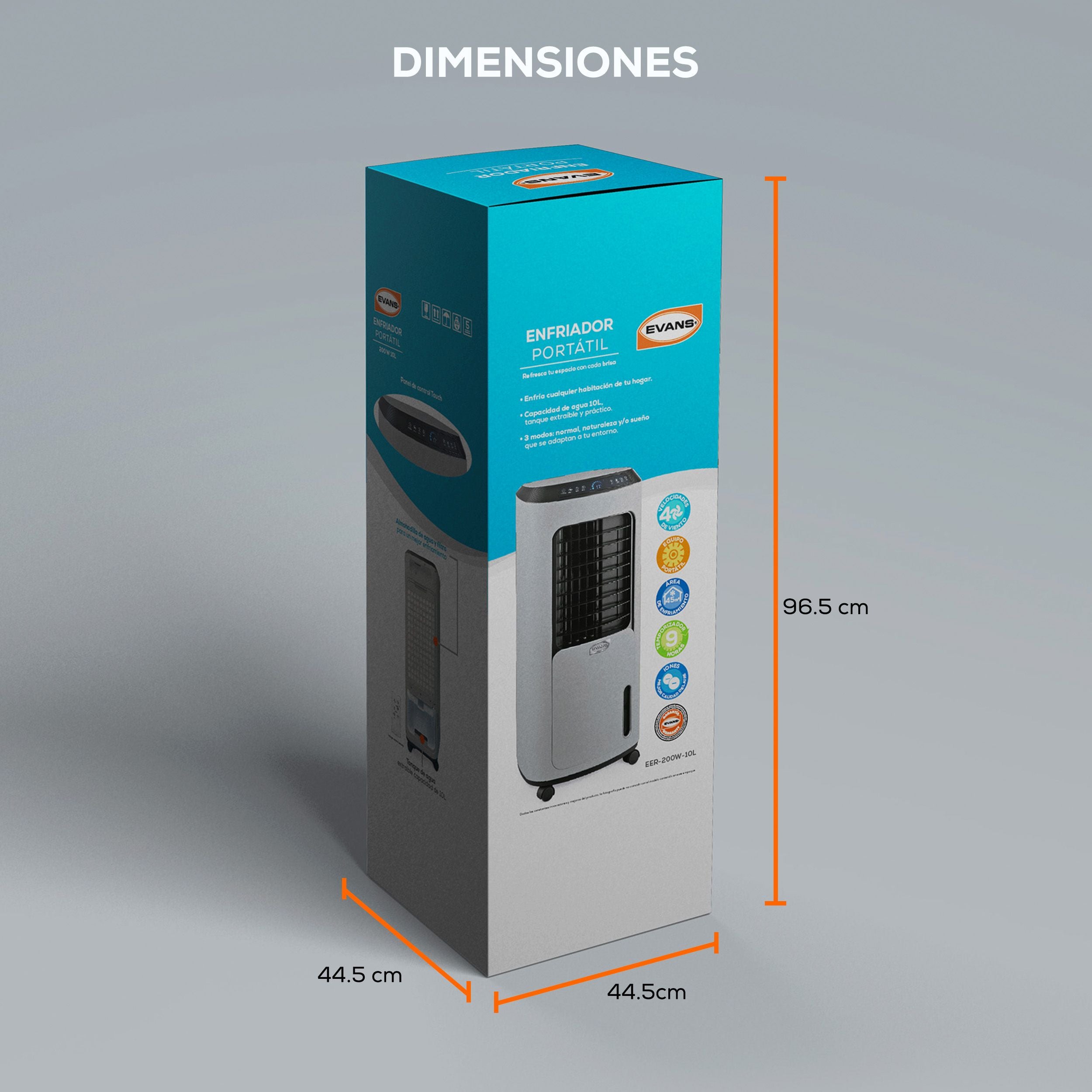 ENFRIADOR EVAPOR. 200 W 10 LIT