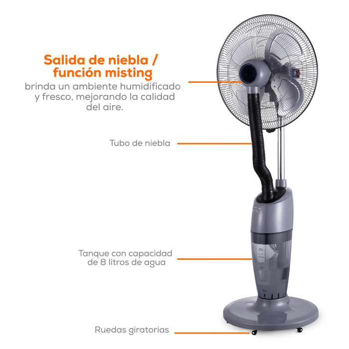 VENT. PORTÁTIL MISTING 240 W