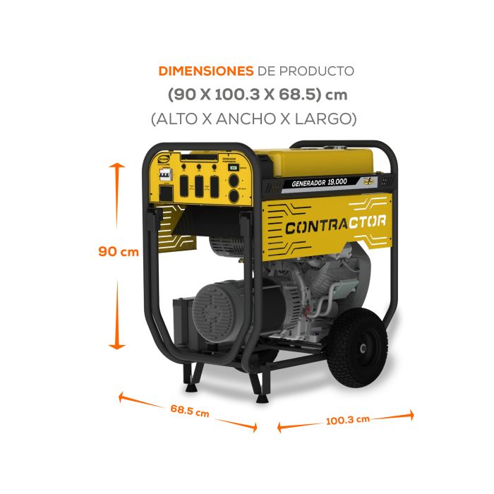 GENERADOR 19 KVA 36.0 HP TRIF GT190MG3600TH