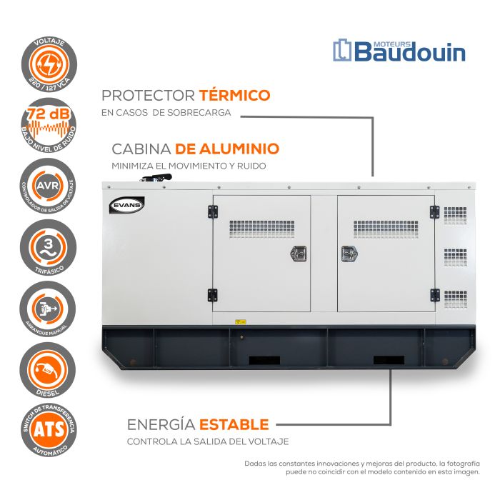 GENERADOR INDUSTRIAL 72 KW GTC100DM220B