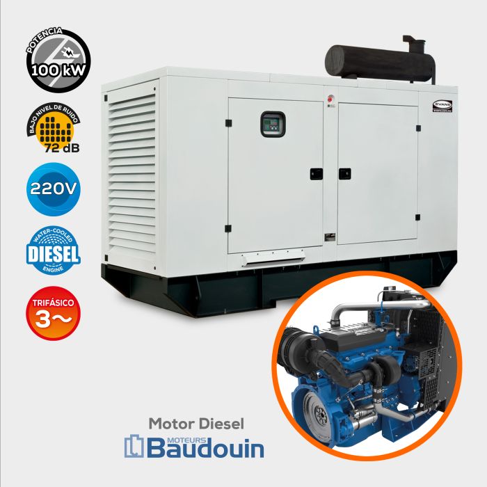 GENERADOR INDUSTRIAL 135KW B GTC187DM220B
