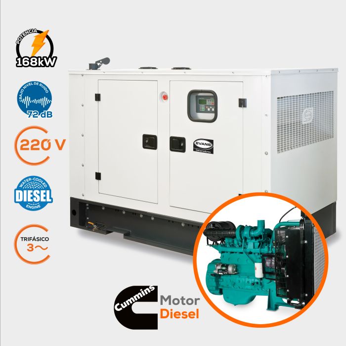 GENERADOR INDUSTRIAL 152KW C GTC210DM220C