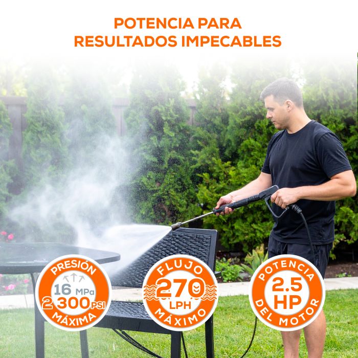 HIDROLAVADORA ELE 5LPM 1800PSI HD05L18ME250