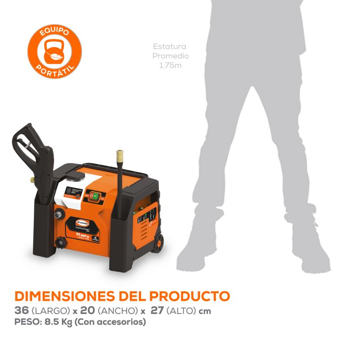 HIDROLAVADORA 6LPM 1750 PSI HD06L17ME200A