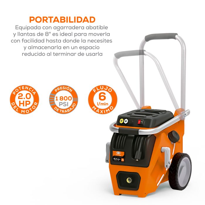 HIDROLAVADORA 6LPM 1800PSI HD06L18ME200