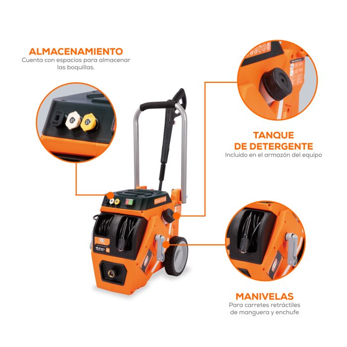 HIDROLAVADORA 6LPM 1800PSI HD06L18ME200