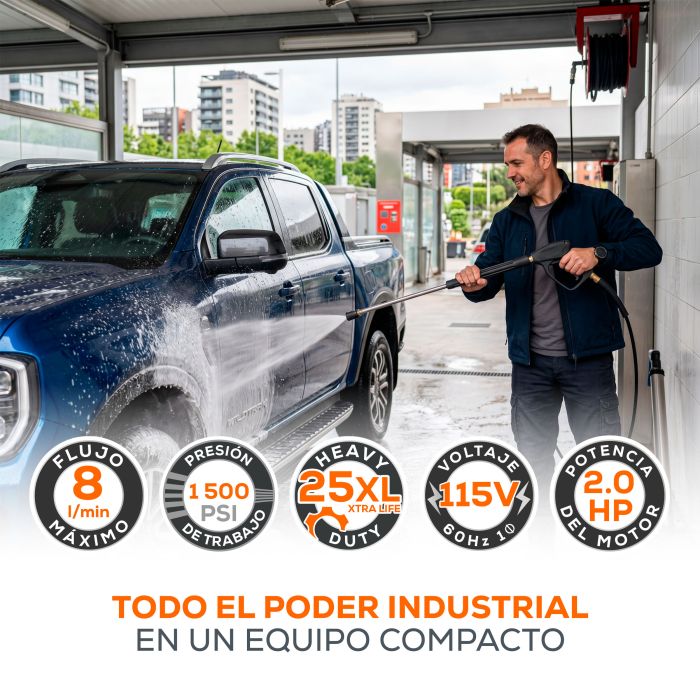 HIDROLAVADORA ELE 8LPM 1500PSI HII08L15ME200