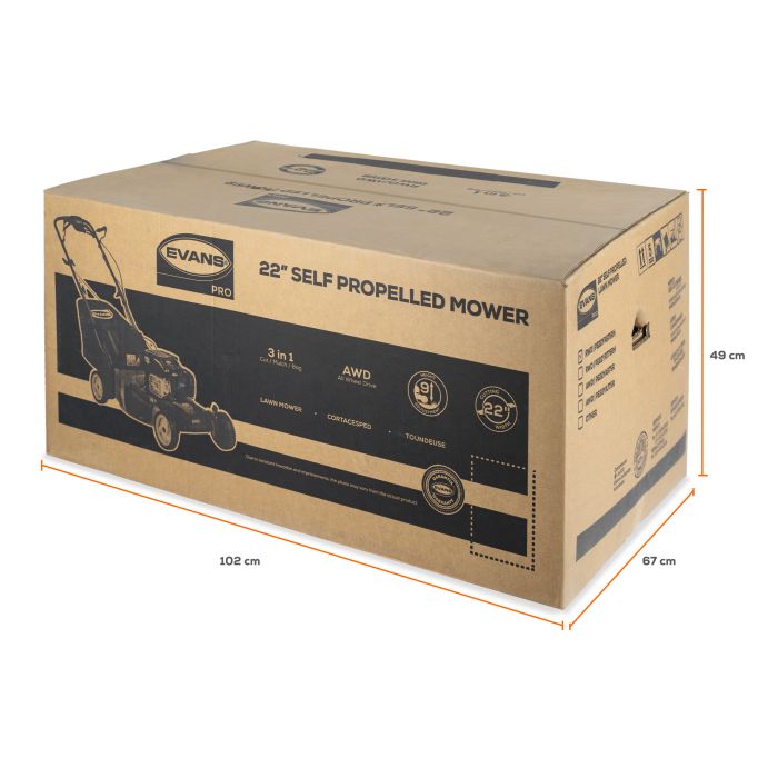 PODADORA 22" AWD3N1R8" BS675EV PE22YA725R