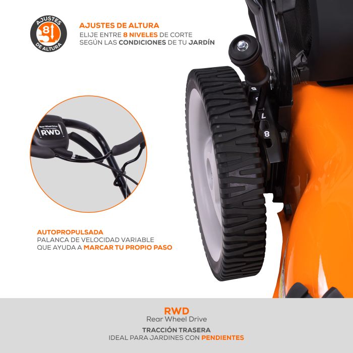 PODADORA 22RWD3N1R8/11 BS163EV PE22YR725RH