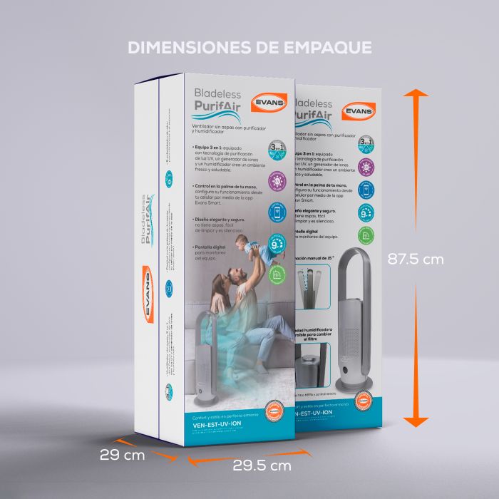 VENT. ESTERILIZADOR UV/IONES