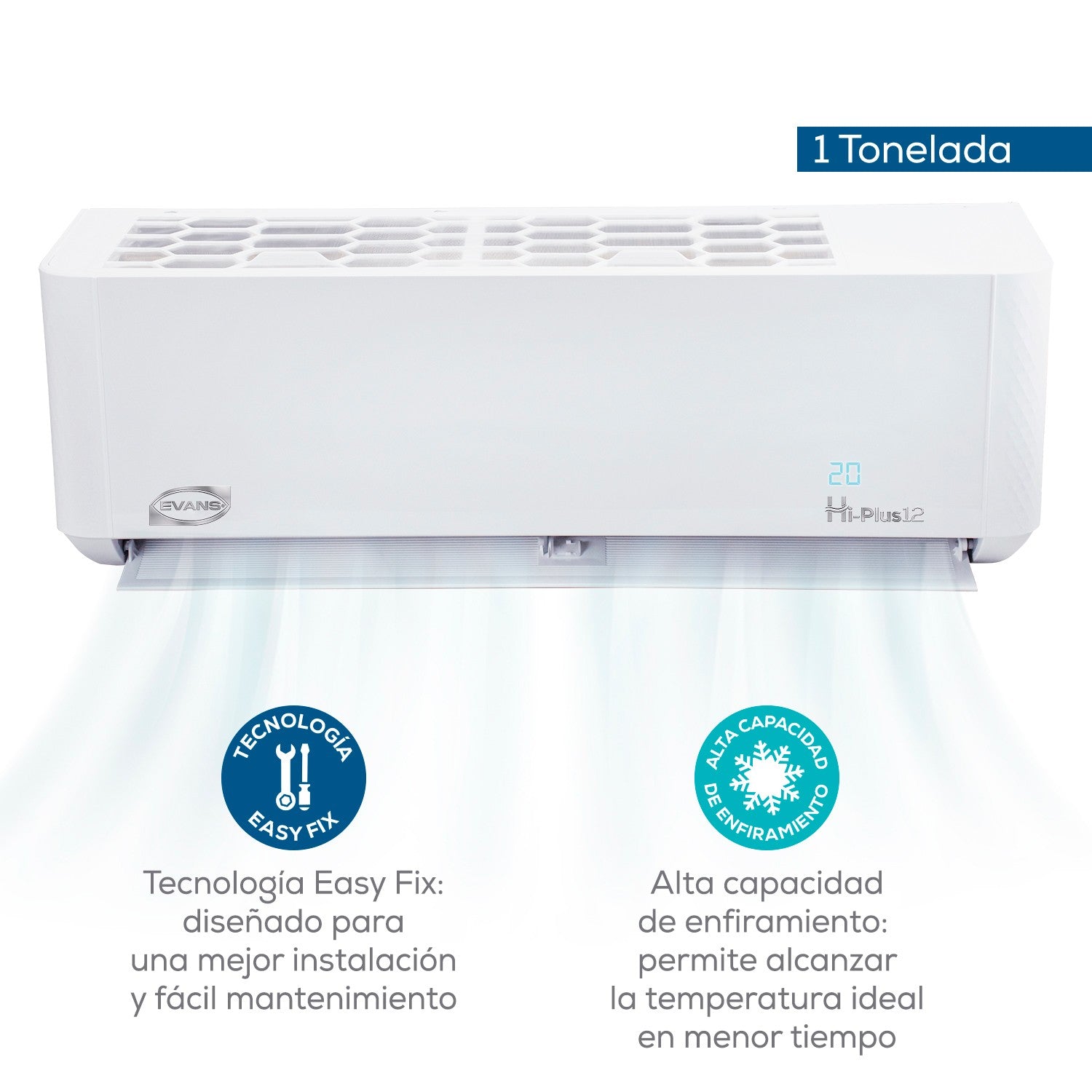MINISPLIT 1 TON 220V HI-PLUS12 - AC-MS-1.0T-12