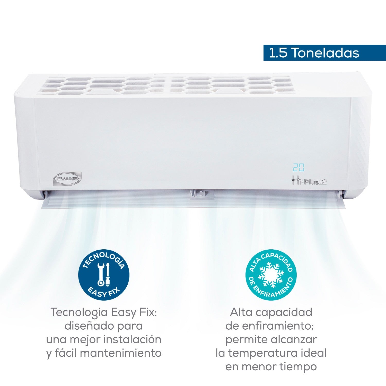 MINISPLIT 1.5 TON 220V HI-PLUS12 - AC-MS-1.5T-12