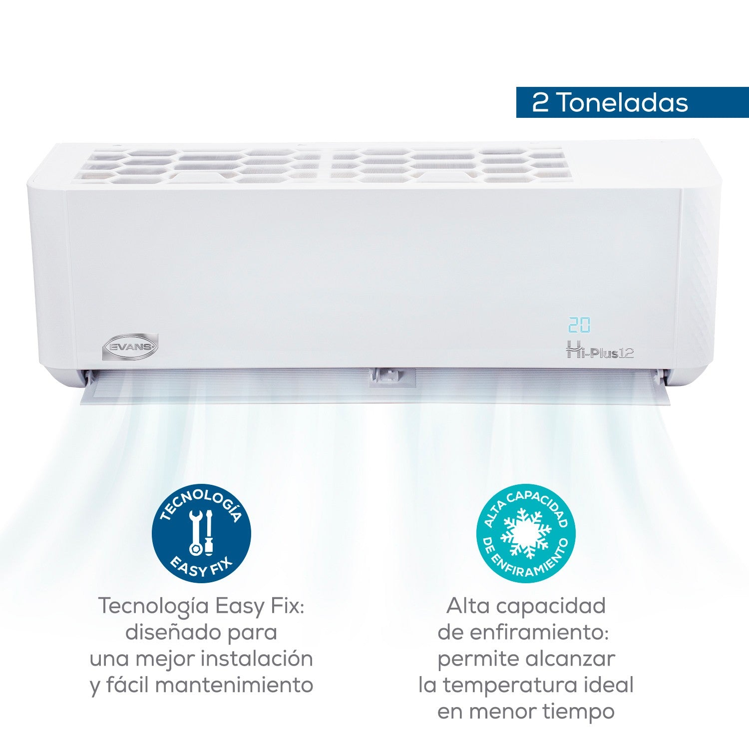 MINISPLIT 2 TON 220V HI-PLUS12 - AC-MS-2.0T-12