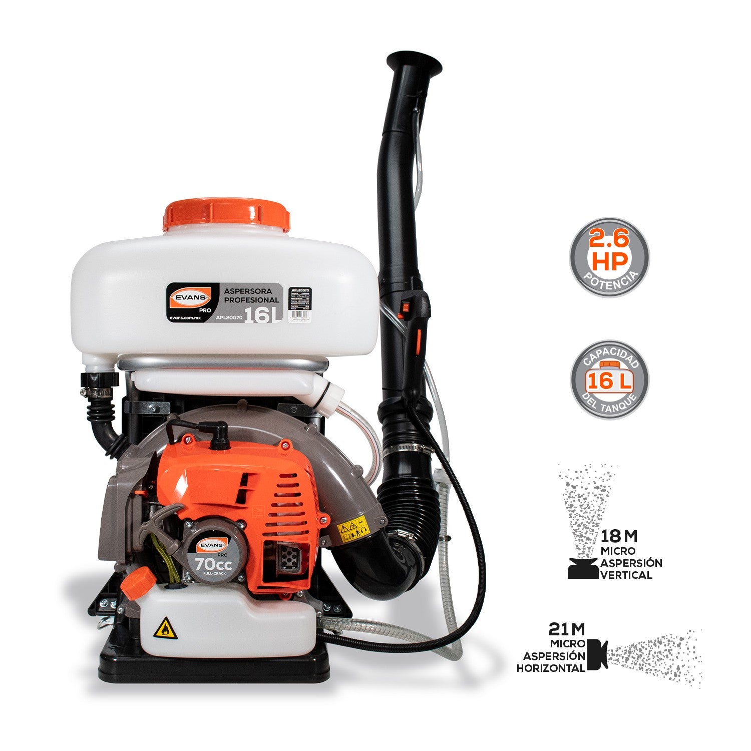ASPERSOR MOCHILA 70CC - APL20G70