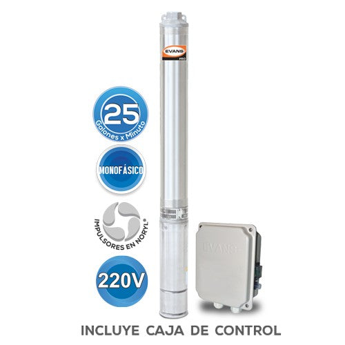 EQUIPO DE RIEGO SUMERGIBLE 25GPM 1.5HP 220V - SD425ME150G3