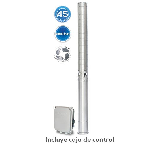 EQUIPO DE RIEGO SUMERGIBLE INOX 45GPM 1.5HP 220V - SD445ME150G3I