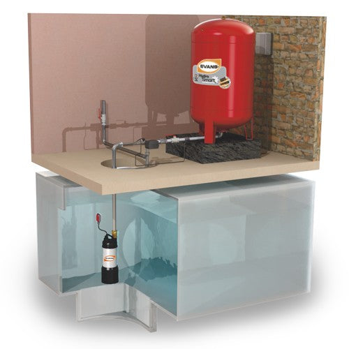 BOMBA SUMERGIBLE DOMÉSTICA 1HP CON FLOTADOR - SPM1ME100F-F